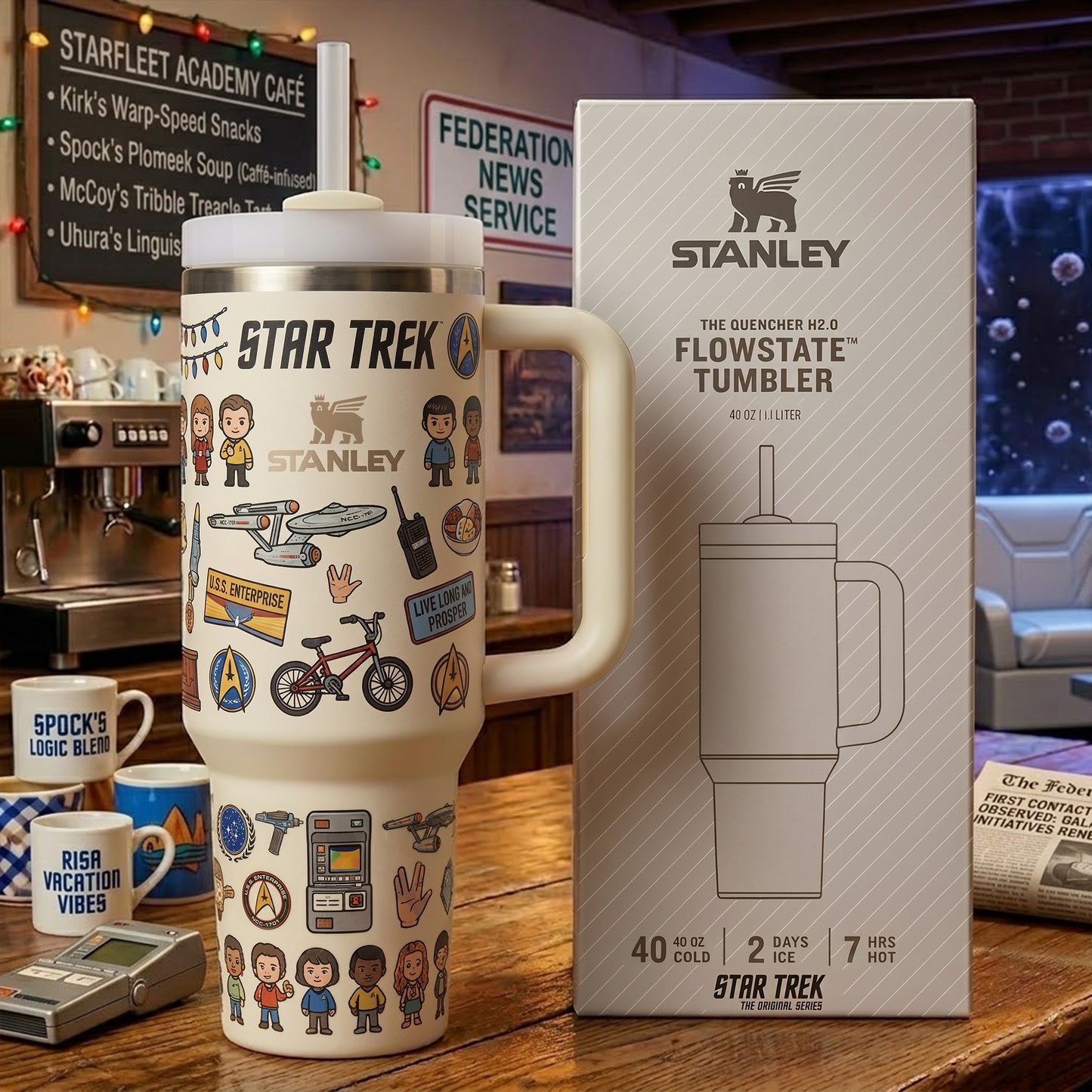 Galactic Explorer - Personalized Space Adventure Insulated Tumbler