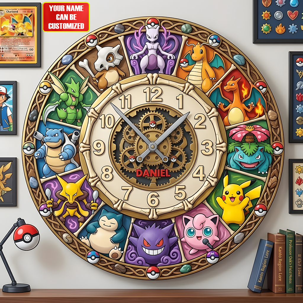 Monster Squad - 3D Visual Effect Acrylic Wall Clock