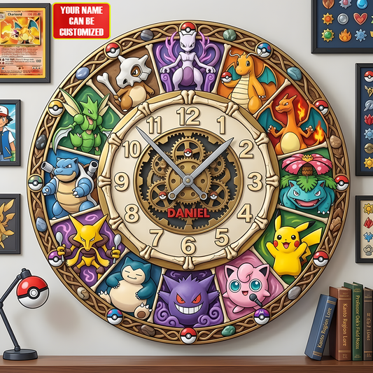 Monster Squad - 3D Visual Effect Acrylic Wall Clock