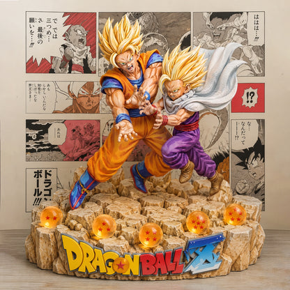 Dragon Warrior Father & Son Acrylic Plaque – Anime Fan Gift