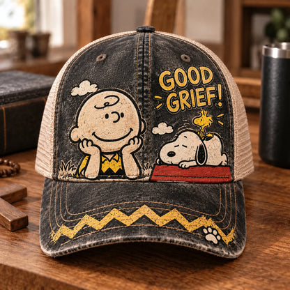 Chill Days Best Buddies - Personalized Vintage Classic Cap, Gift For Cartoon Fans
