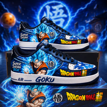 Blue Energy Warrior AJ1 Custom Sneaker
