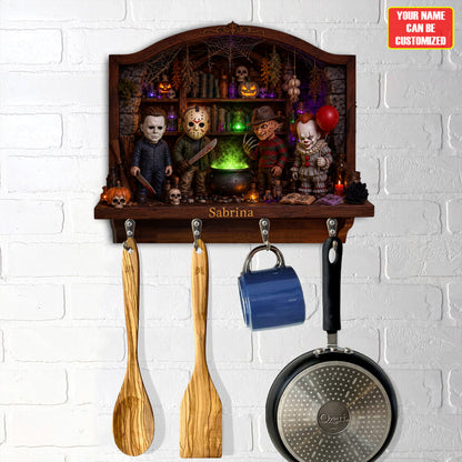 Halloween Horror Character Key Hanger - Personalized Gifts For Horror Lovers