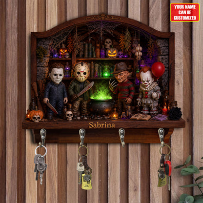 Halloween Horror Character Key Hanger - Personalized Gifts For Horror Lovers