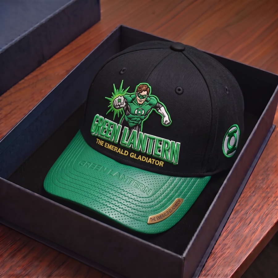 Emerald Power Hero- Premium Superhero Classic Cap