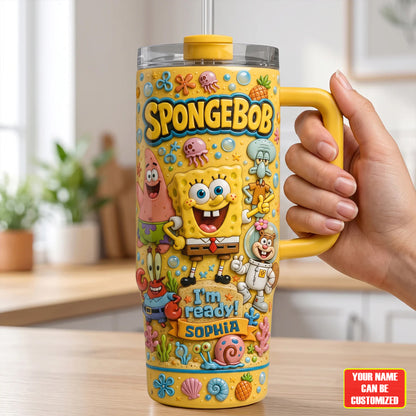 Ocean Friends Tumbler With Handle - Personalized Gifts For Friends