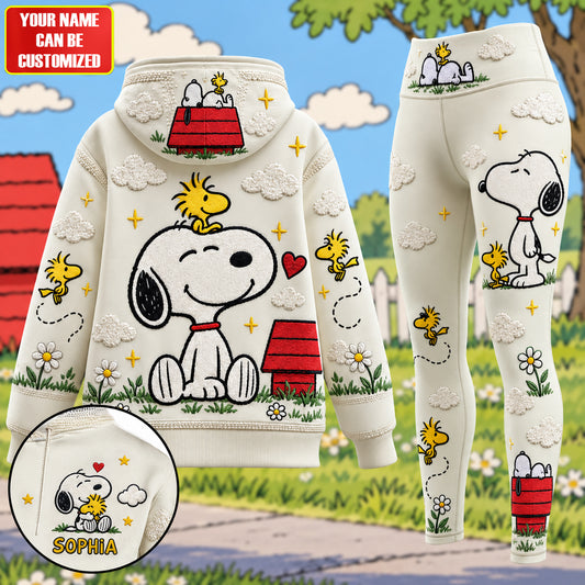 Classic Cartoon Friends  - Personalized Cartoon Hoodie and Leggings