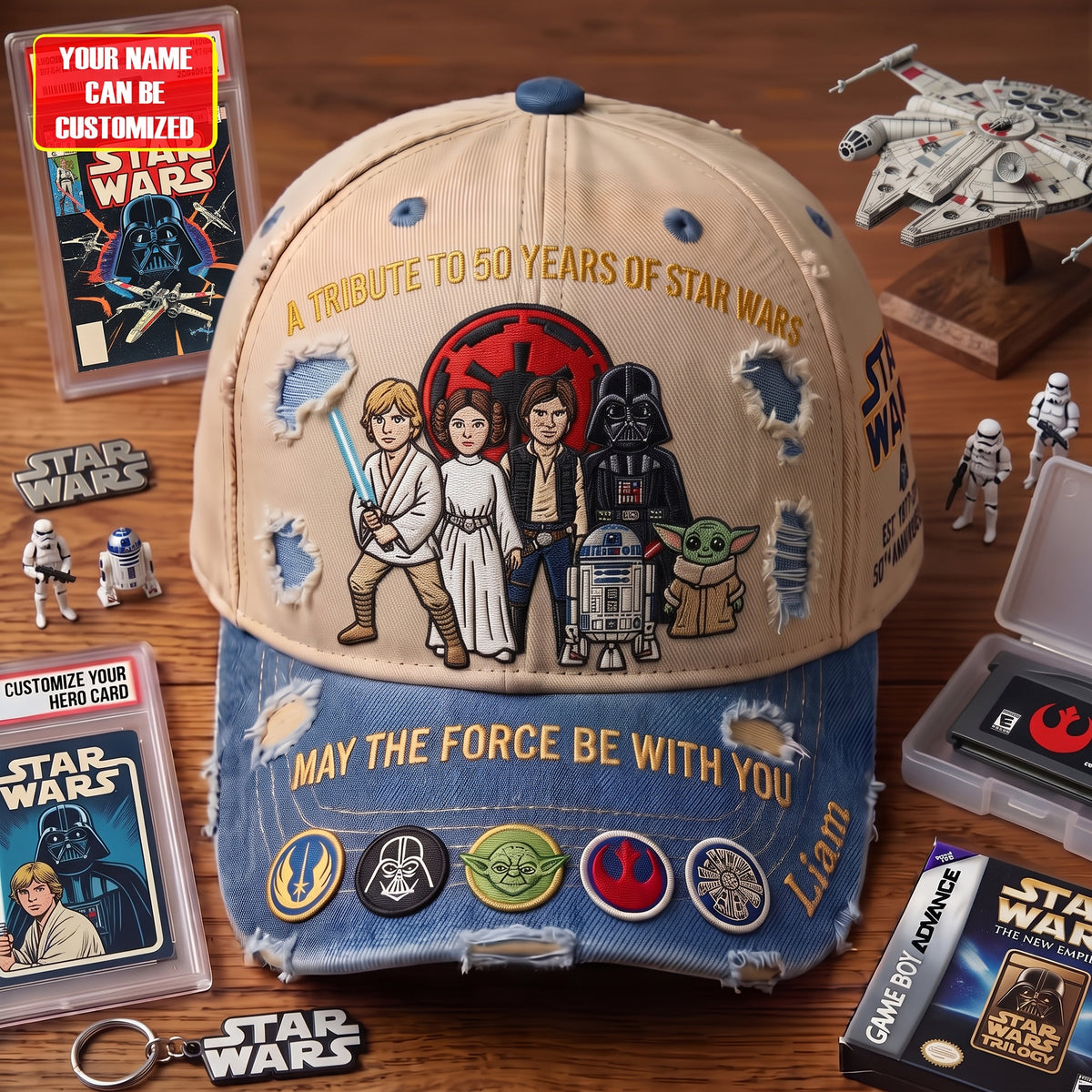 SW Celebrate 50 Years Of Legend - Personalized Classic Cap, Gift For Movie Fans