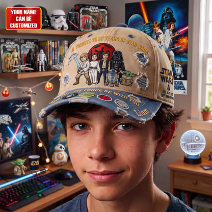 SW Celebrate 50 Years Of Legend - Personalized Classic Cap, Gift For Movie Fans