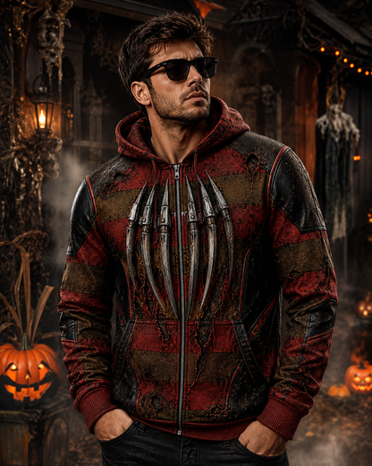Halloween Horror Costume Killers 3D Graphic Print Hoodie – Halloween Gift