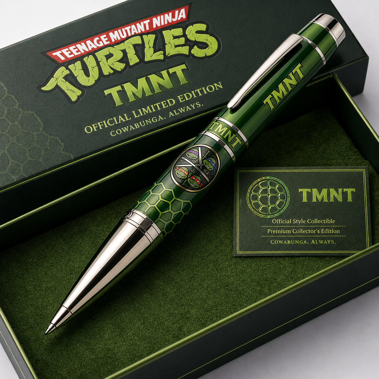 Mutant Hero Turtle Warrior Collector Pen – Premium Comic-Style Design, Gift for Fans