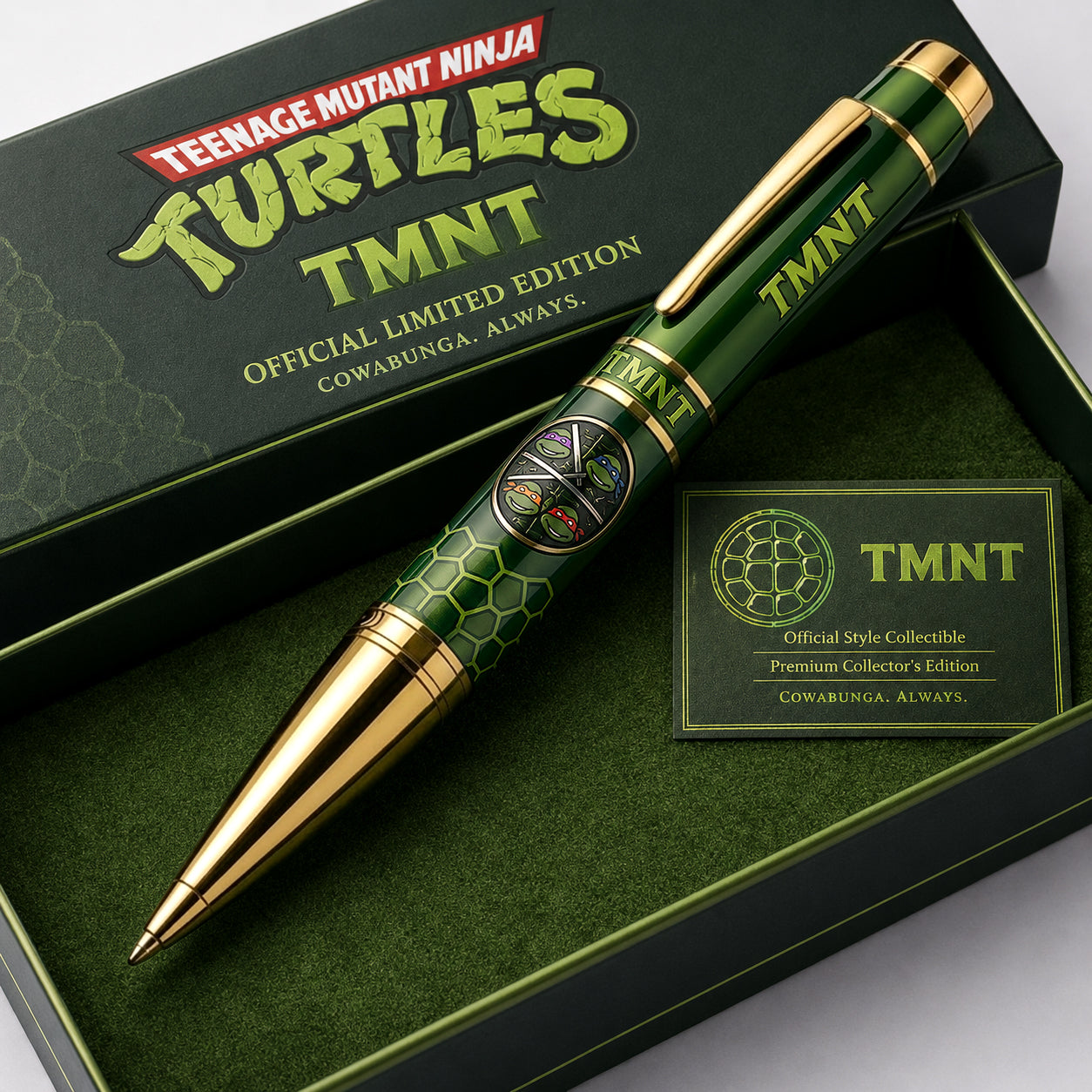 Mutant Hero Turtle Warrior Collector Pen – Premium Comic-Style Design, Gift for Fans