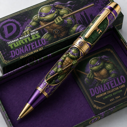 Purple Tech Genius Collector Pen – Premium Comic-Style Design, Gift for Fans