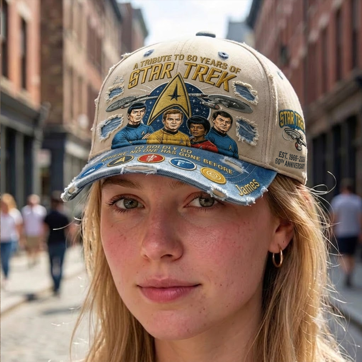 Vintage Space Exploration 60th Anniversary Cap - Personalized Classic Cap, Gift For TV Show Fans