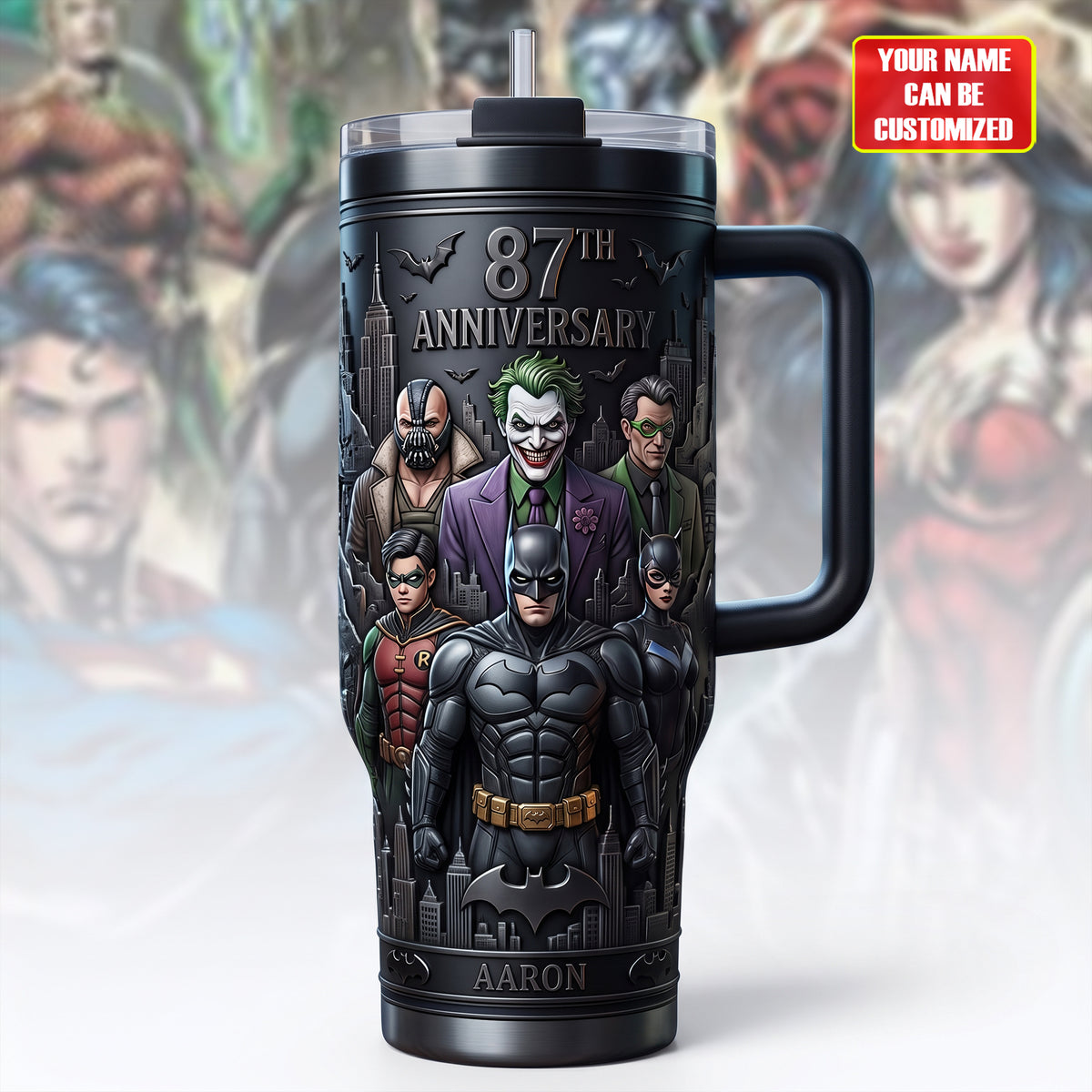 Dark Vigilante 87th Anniversary - Gothic Knight Insulated Tumbler