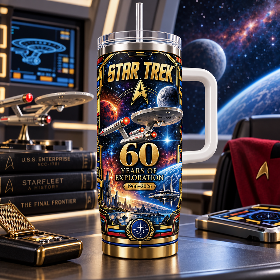 60 Years Of Space Exloration - Space Insulated Tumbler