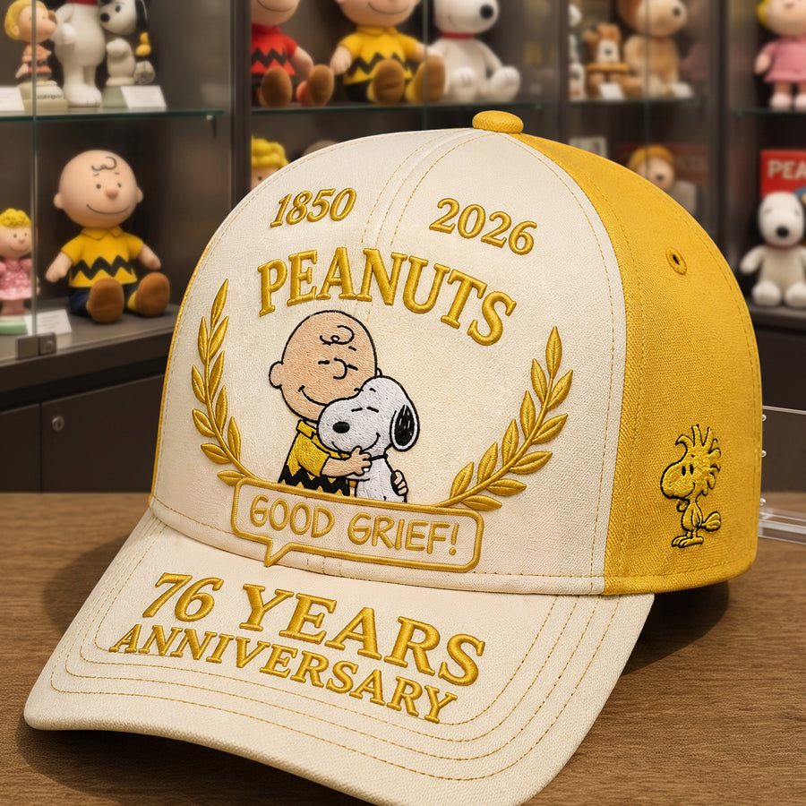 Vintage Beagle & Boy - Personalized Classic Cap, Gift For Cartoon Fans