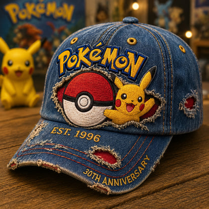 Cute Monster Celebrate 30 Years Of Legend - Personalized Classic Cap, Gift For Movie Fans