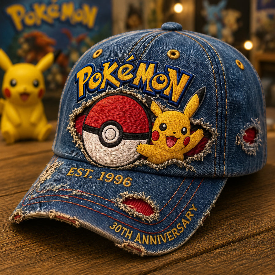 Cute Monster Celebrate 30 Years Of Legend - Personalized Classic Cap, Gift For Movie Fans
