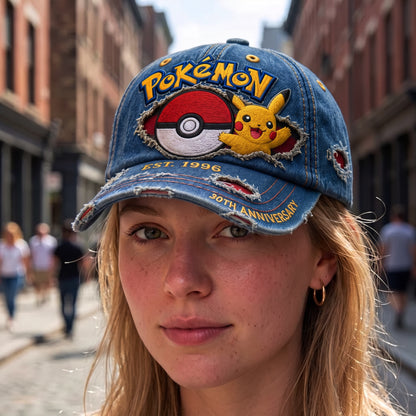 Cute Monster Celebrate 30 Years Of Legend - Personalized Classic Cap, Gift For Movie Fans
