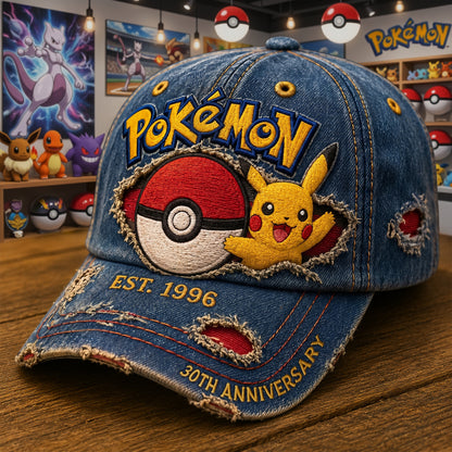 Cute Monster Celebrate 30 Years Of Legend - Personalized Classic Cap, Gift For Movie Fans