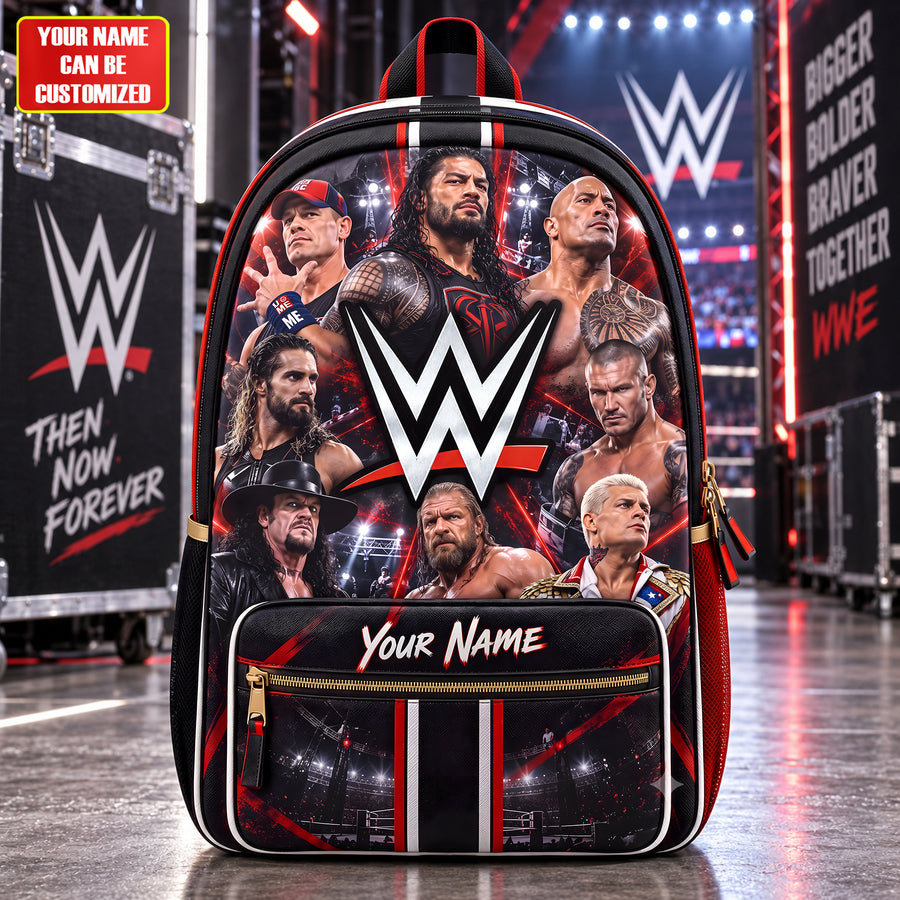 Wrestling Legacy Backpack – Custom Name Ultimate Wrestling Fan Bag