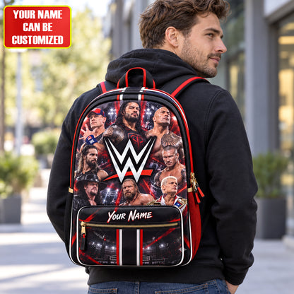 Wrestling Legacy Backpack – Custom Name Ultimate Wrestling Fan Bag