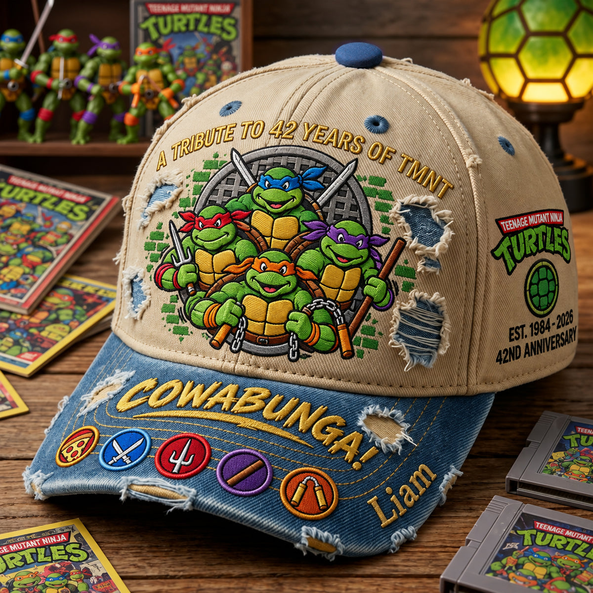 Retro Heroes Celebrate 42 Years Of Legend - Personalized Classic Cap, Gift For Movie Fans
