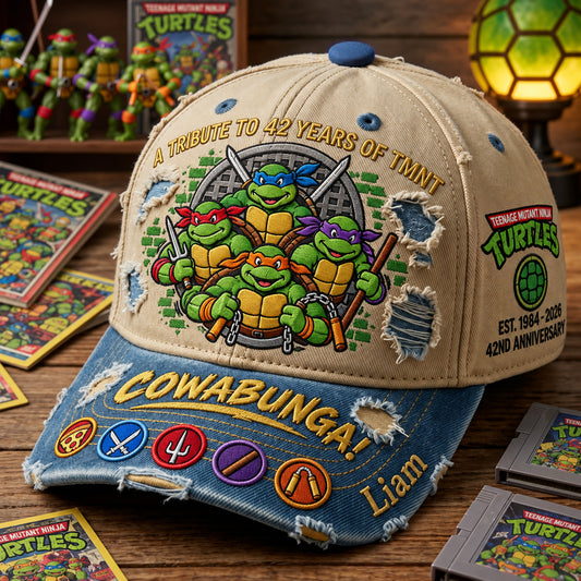 Retro Heroes Celebrate 42 Years Of Legend - Personalized Classic Cap, Gift For Movie Fans