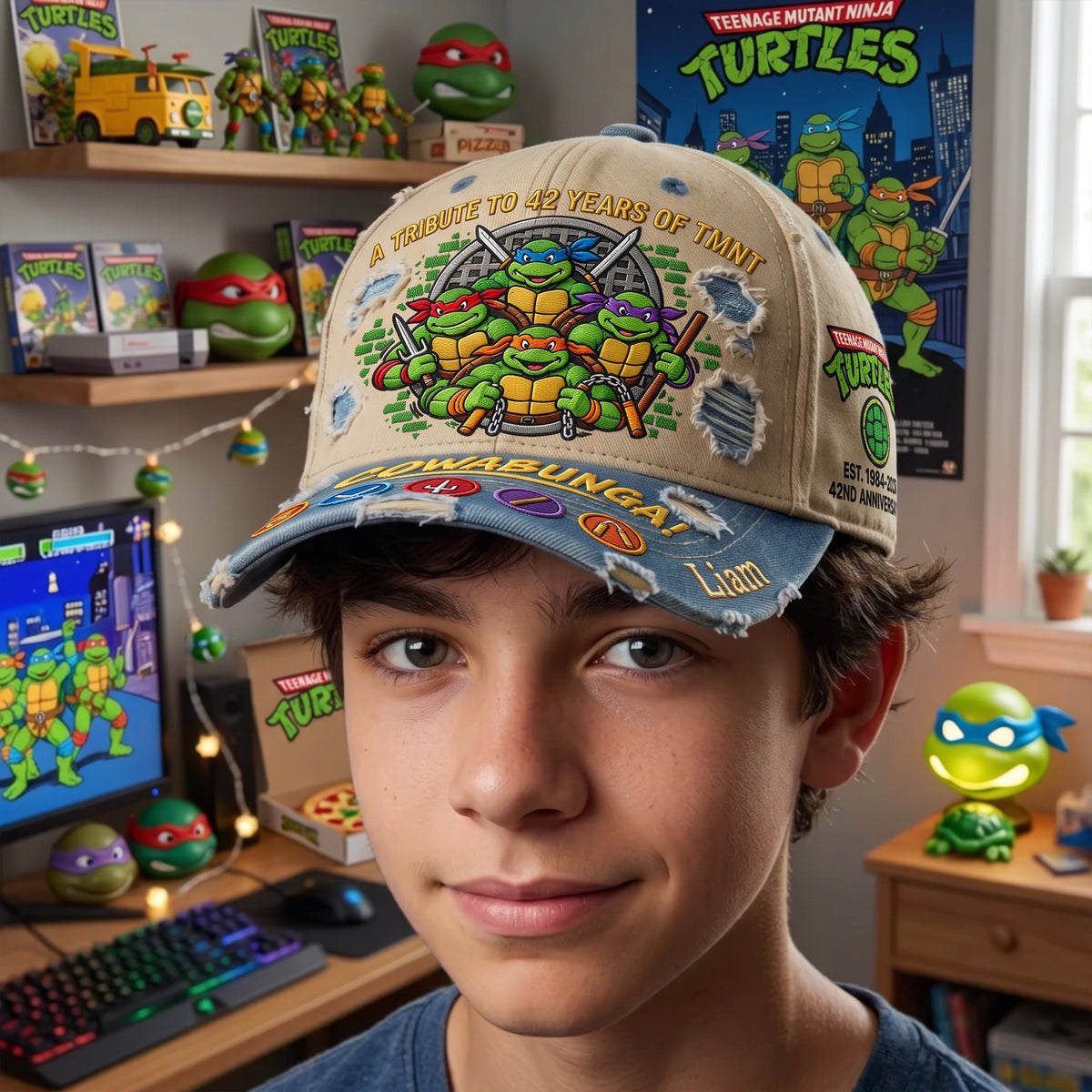 Retro Heroes Celebrate 42 Years Of Legend - Personalized Classic Cap, Gift For Movie Fans