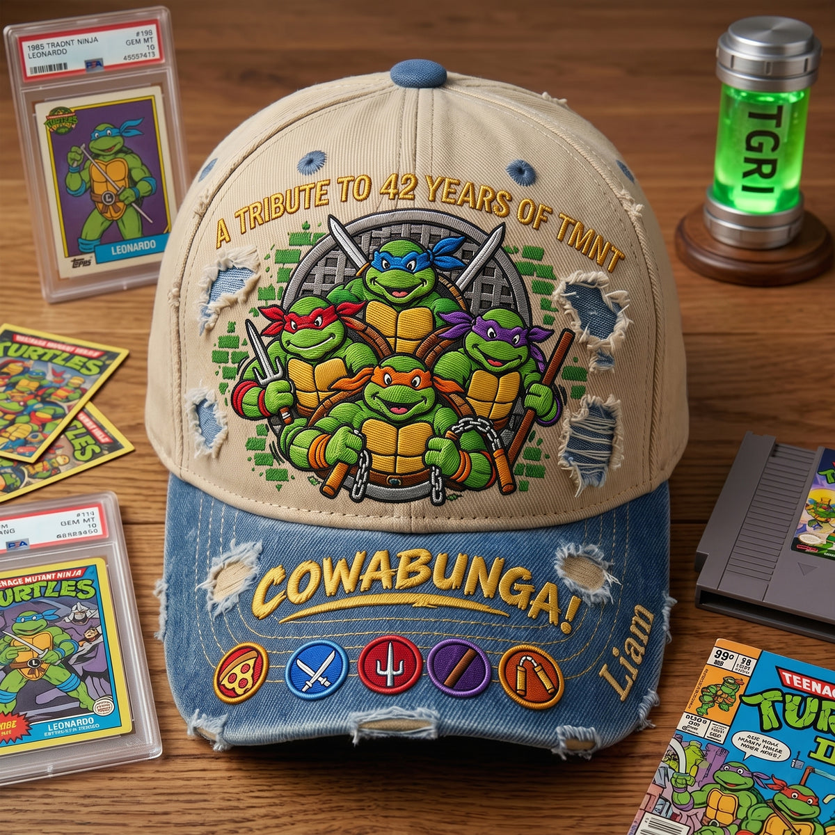 Retro Heroes Celebrate 42 Years Of Legend - Personalized Classic Cap, Gift For Movie Fans