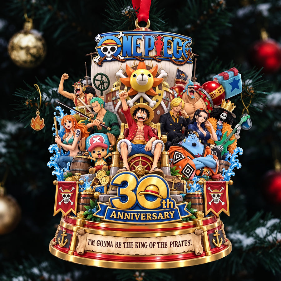30th Anniversary Anime Ornament - Personalized Christmas Gifts
