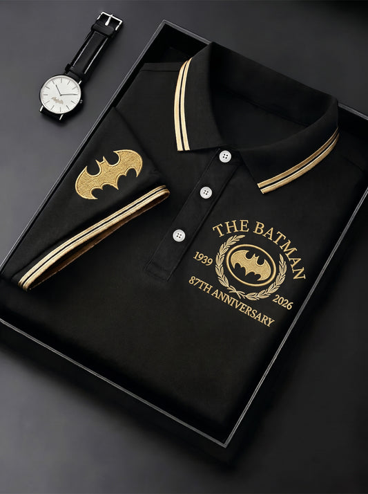Gothic Knight 60th Anniversary Polo Shirt – Retro Superhero Anniversary Shirt