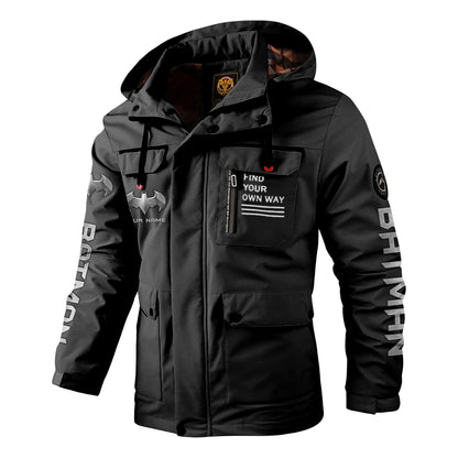 Personalized Gothic Knight Windbreaker Hooded Jacket