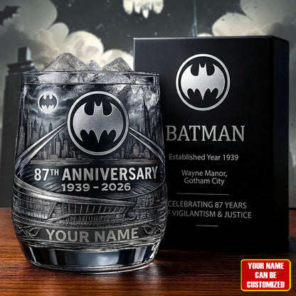 Gothic Bat - Personalized The Dark Knight Whiskey Glass