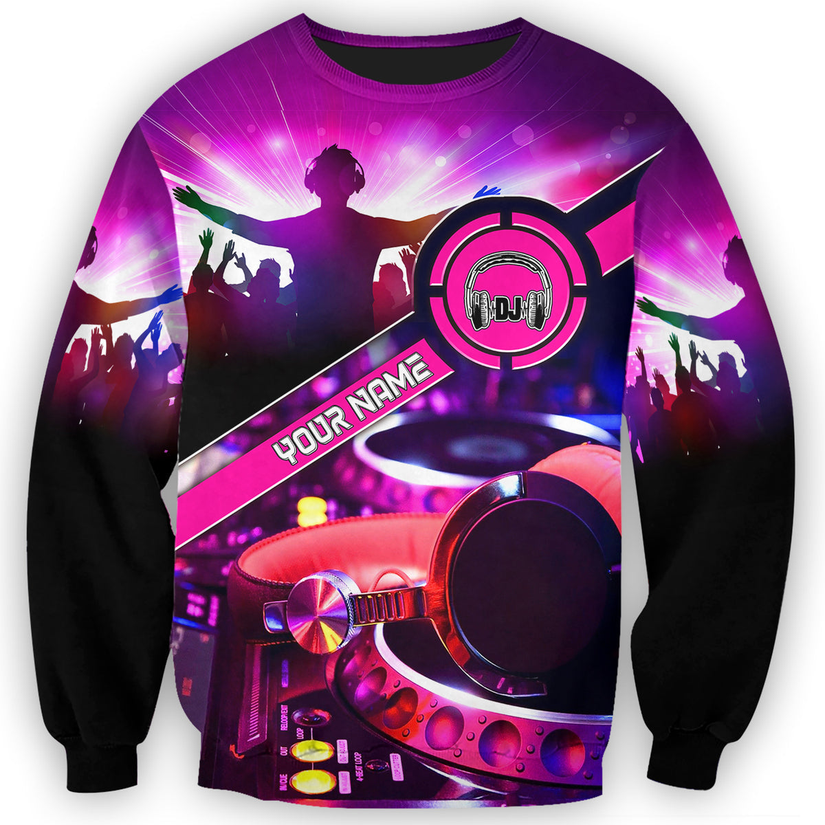 Personalized Name Disc Jockey Q78 All Over Printed Unisex Shirt Q260804