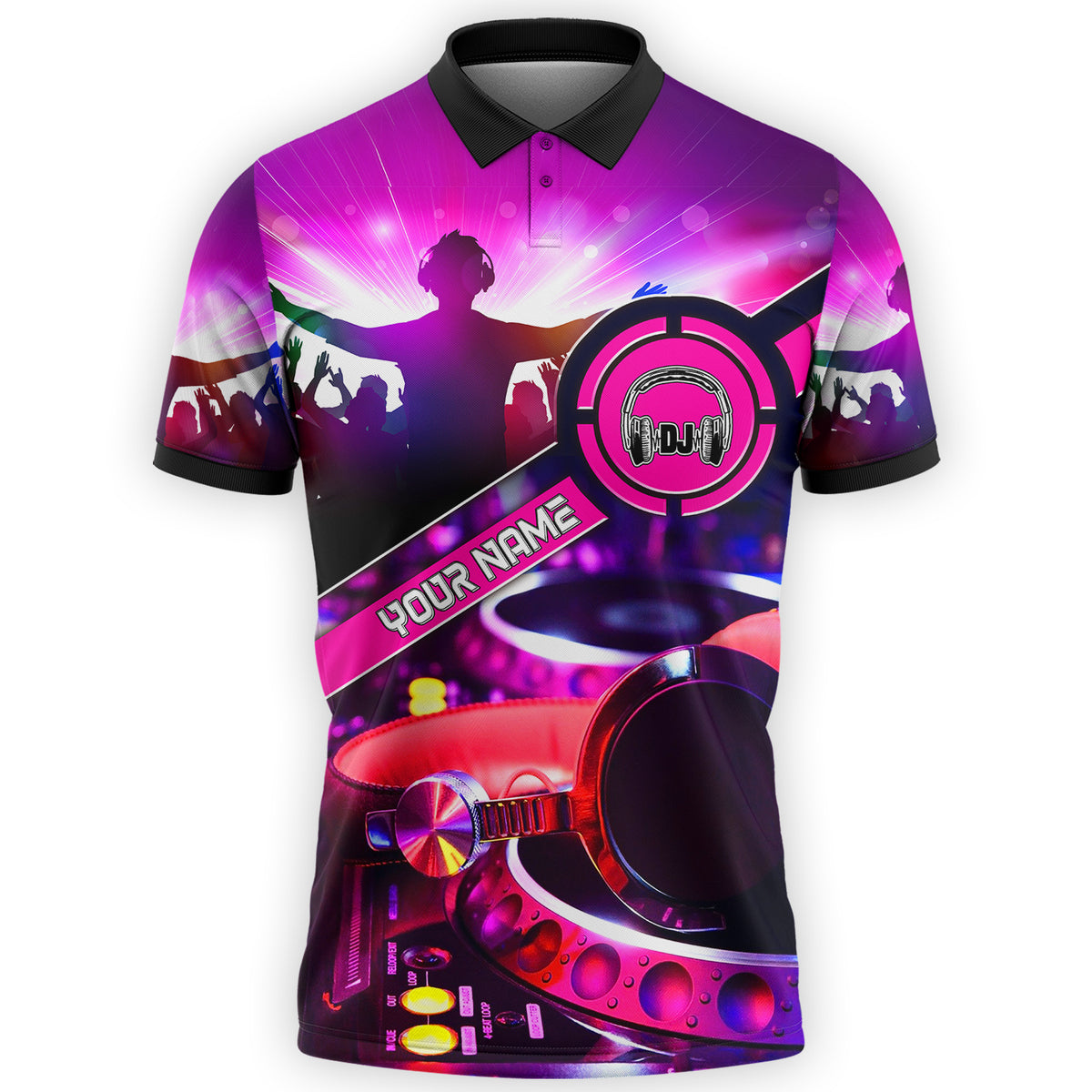 Personalized Name Disc Jockey Q78 All Over Printed Unisex Shirt Q260804