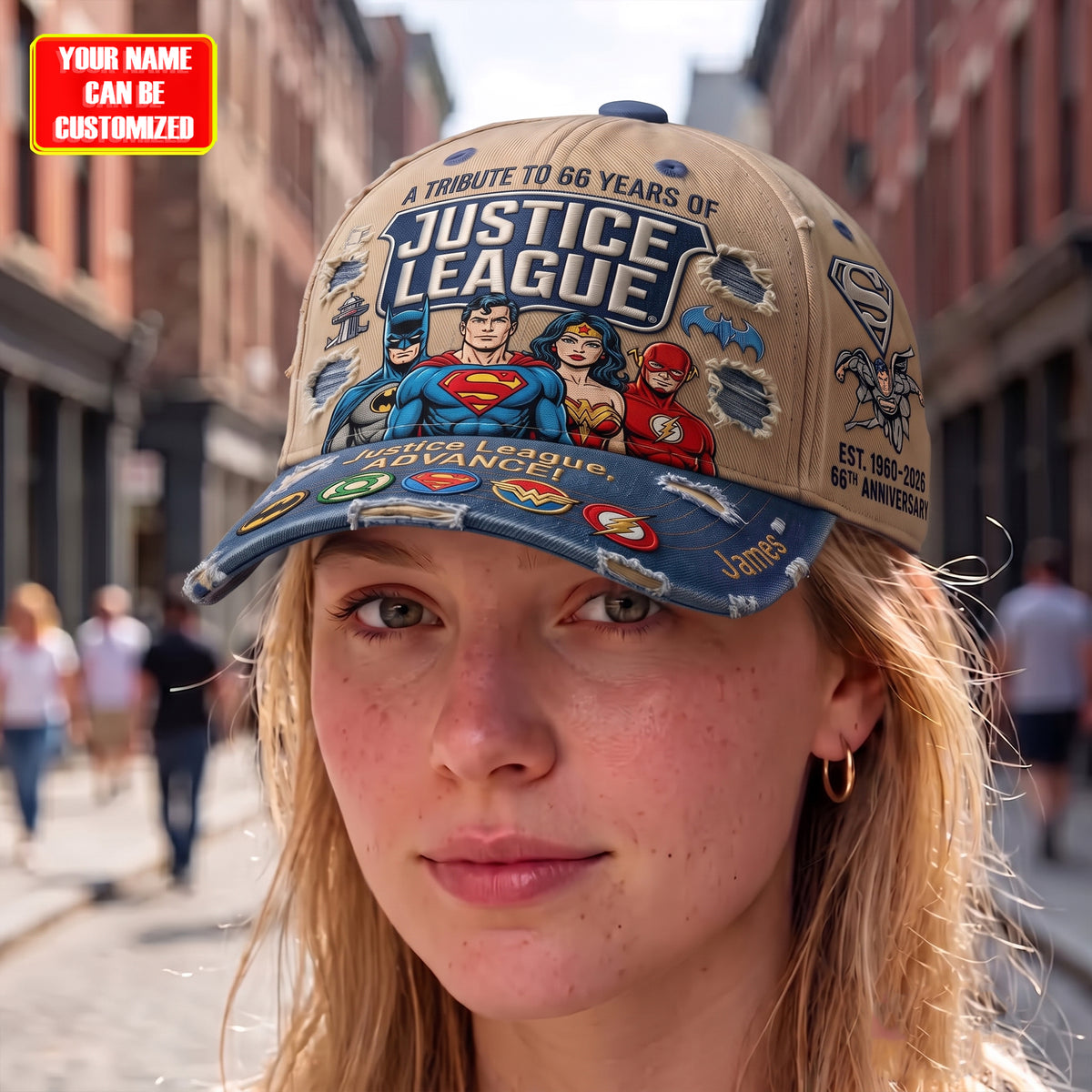 Vintage Superhero Alliance 66th Anniversary Cap - Personalized Classic Cap, Gift For Superhero Fans