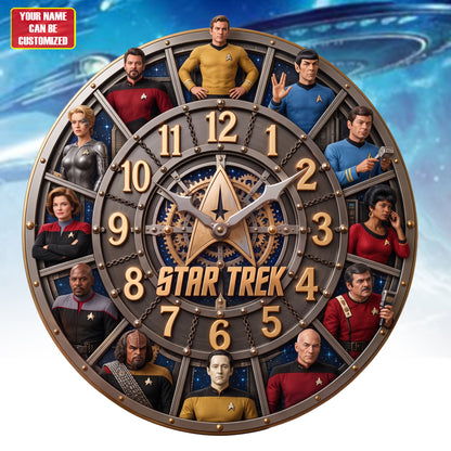Ultimate Space Exploration Acrylic Hanging Wall Clock - Personalized Gifts For TV Show Lovers