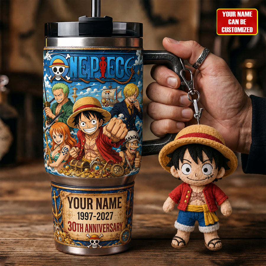 Anime Pirate Adventure - Personalized Anime Insulated Tumbler