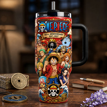 Anime Pirate Adventure V2- Personalized Anime Insulated Tumbler