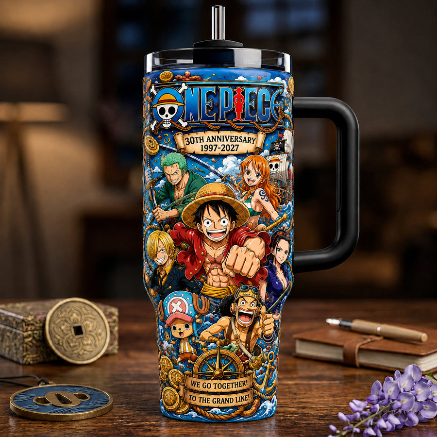 Anime Pirate Adventure V3- Personalized Anime Insulated Tumbler