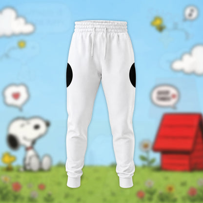 Cartoon Puppy Costume Hoodie Sweatpant,  Cartoon Costume Hoodie