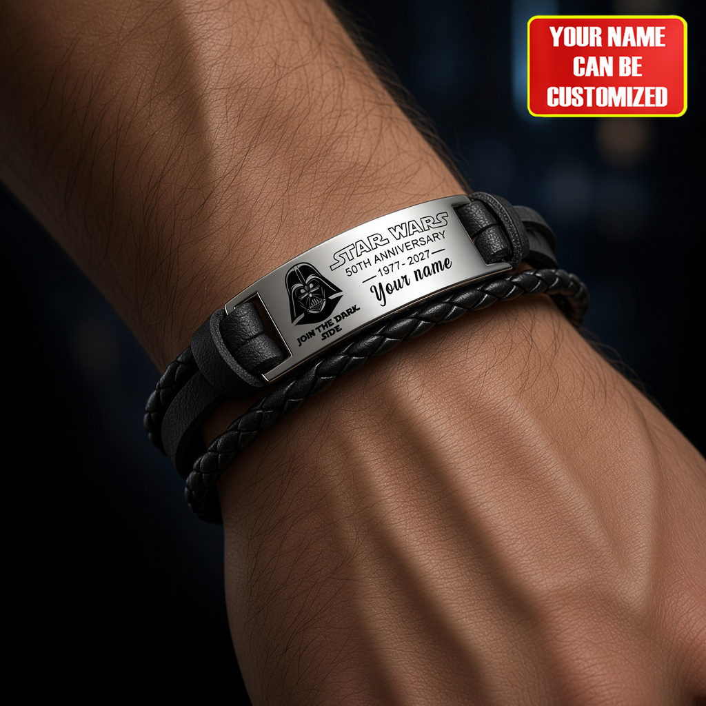 Dark Side 50TH Personalized Handmade Bracelet Gift For Fans