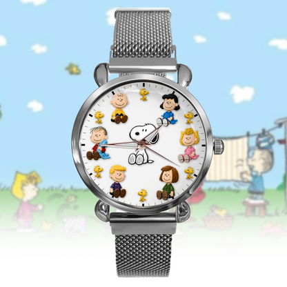 Classic Comic Friends - Personalized Puppy Women Hand Watch