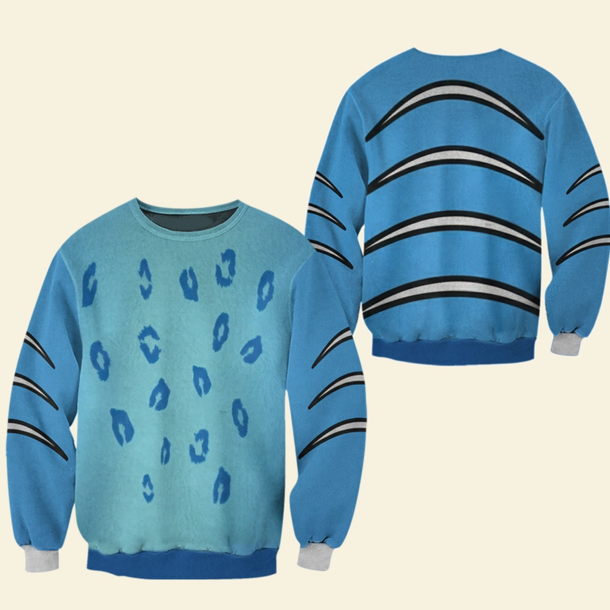 Shadow Claw 3D Sweatshirt – Personalized Gifts for Animation Fans