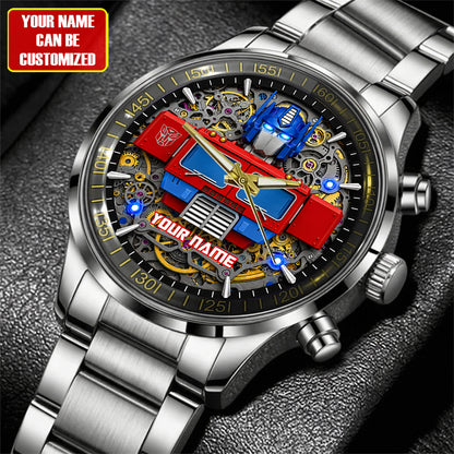 Cyber Guardian - Custom Name Sci-Fi Robot Watch