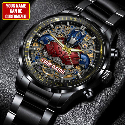Cyber Guardian v2 - Custom Name Sci-Fi Robot Watch