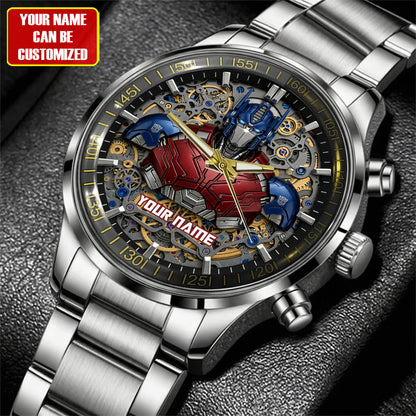 Cyber Guardian v2 - Custom Name Sci-Fi Robot Watch