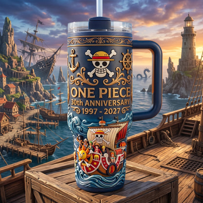 Straw Hat Journey - Personalized Anime Insulated Tumbler